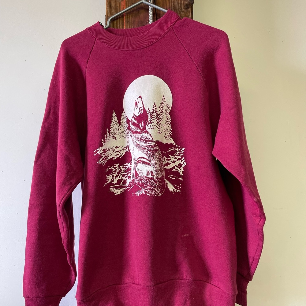 Fruit of the Loom Red Crewneck Sweater